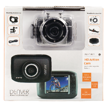 DV-ACT-1301 Hd action cam waterdichte behuizing zwart Verpakking foto